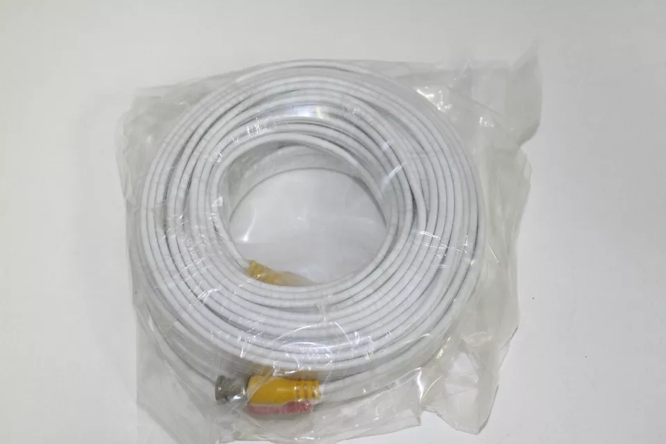 100ft Premade CCTV Security Camera System Siamese Video/Power BNC Cable (image for) 100ft Premade CCTV Security Camera System Siamese Video/Power BNC Cable
