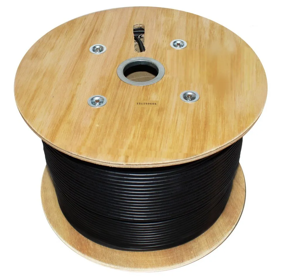 CAT6E 550MHz Outdoor Waterproof UV CMX Direct Burial Ethernet Cable Black 1000FT (image for) CAT6E 550MHz Outdoor Waterproof UV CMX Direct Burial Ethernet Cable Black 1000FT