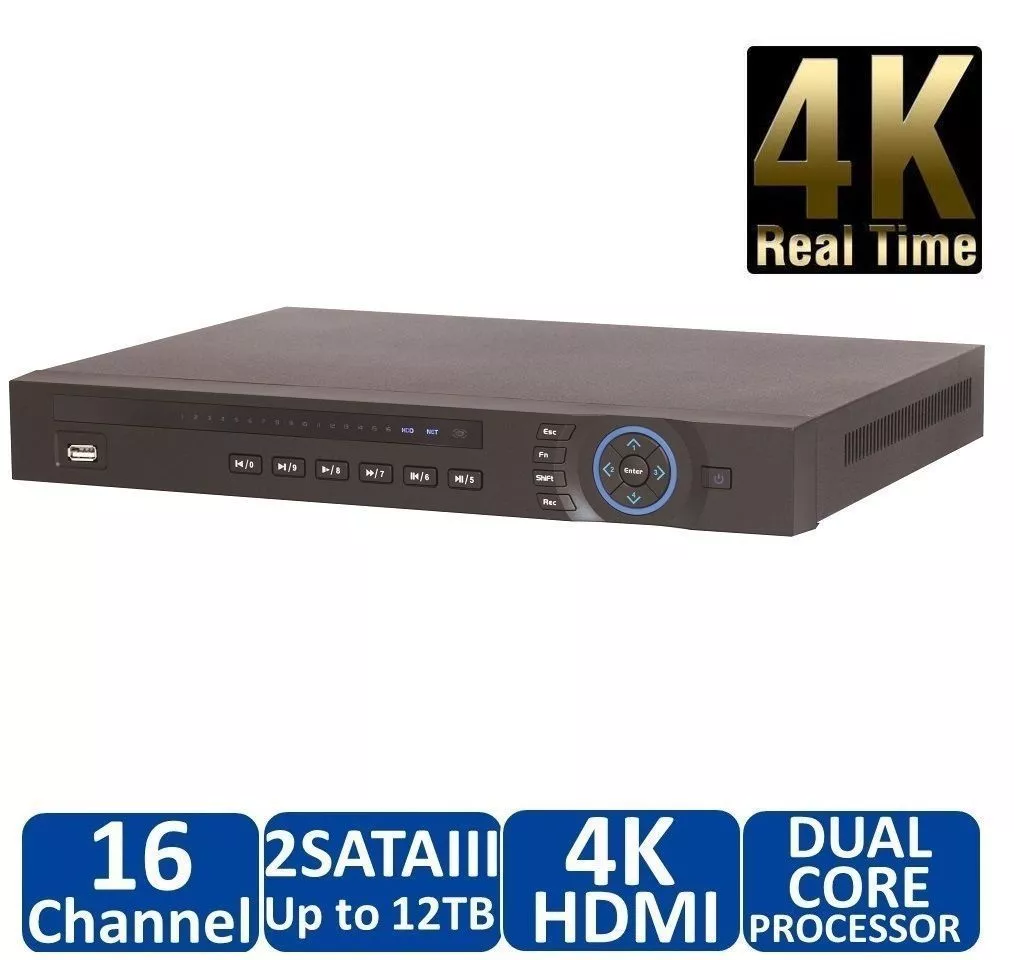 Dahua NVR4216-16P-4KS2 16Channel NVR with 16 POE (image for) Dahua NVR4216-16P-4KS2 16Channel NVR with 16 POE